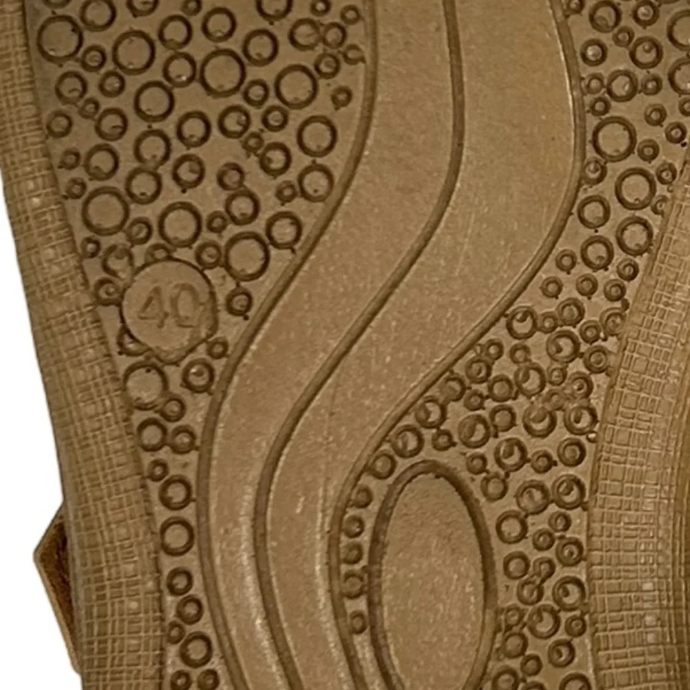 Flexus By Spring Step Pendunia Tan Women 9 Cushioned Sole Slide Comfort Sandals - Picture 6 of 9